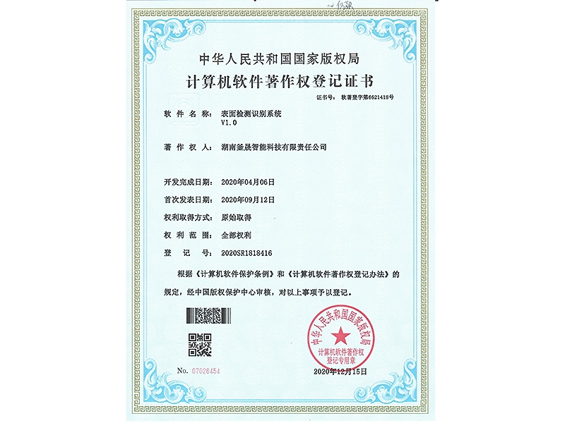 表面检测识别系统